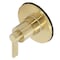 Kingston Brass KS3037NDL Single-Handle Three-Way Diverter Valve with Trim Kit, Brushed Brass KS3037NDL - alternate 1